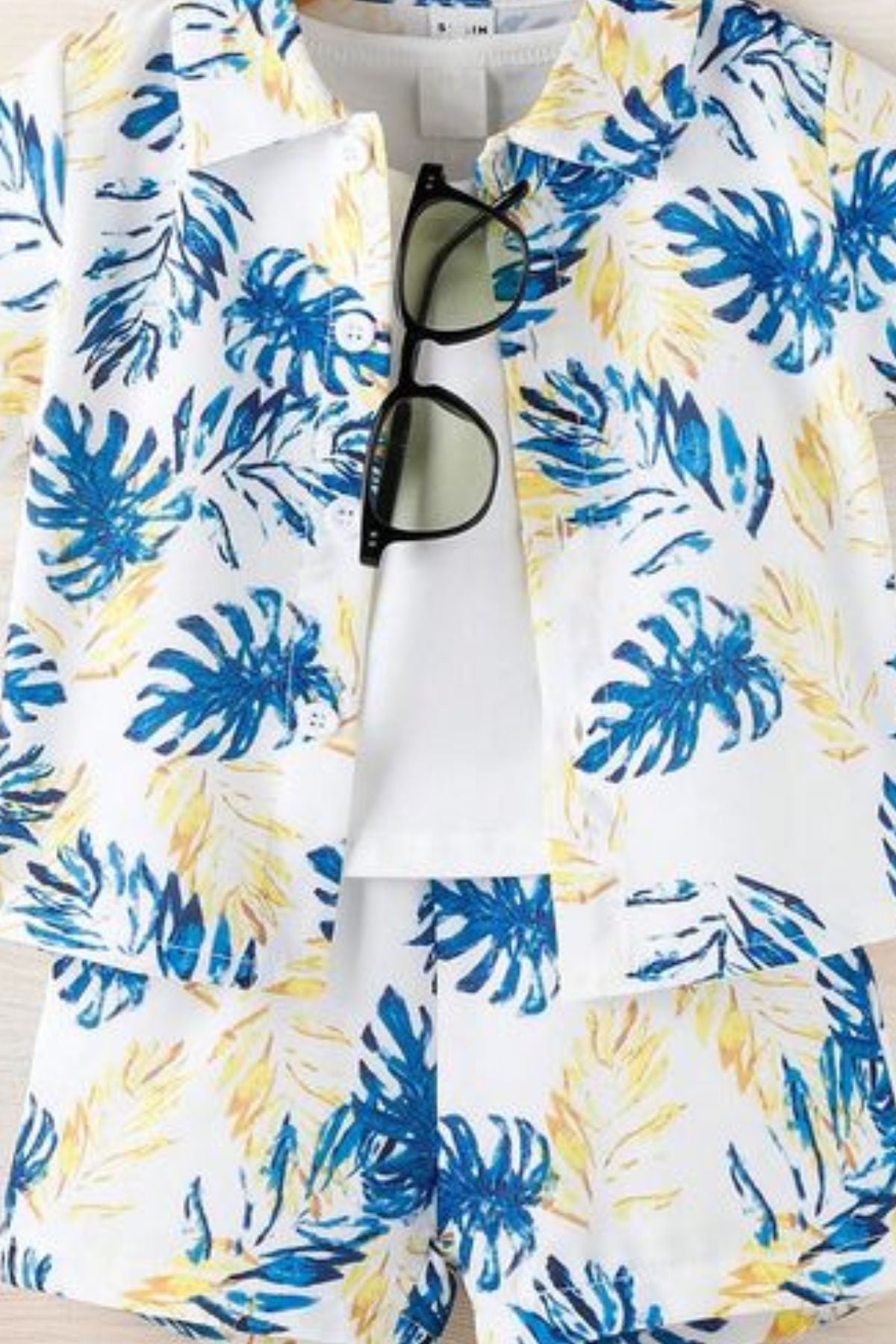 ARTISTIC PALM BOYS COORD SET