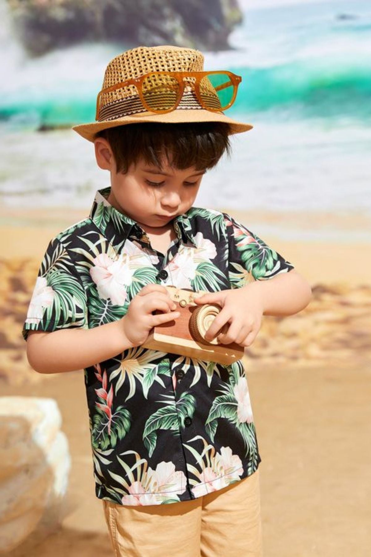 HIBISCUS HYPE BOYS COORD SET