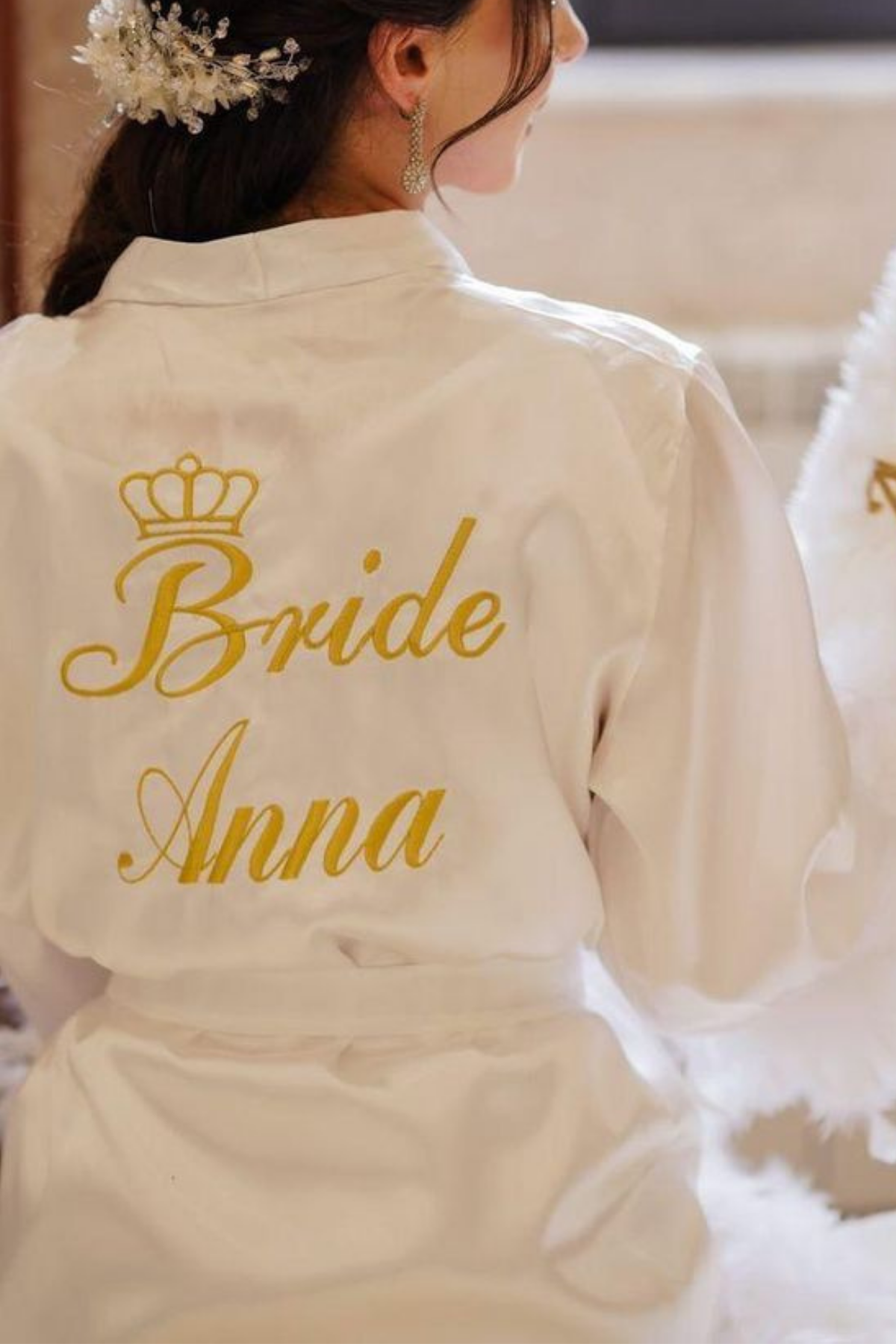 VANILLA BRIDAL ROBE