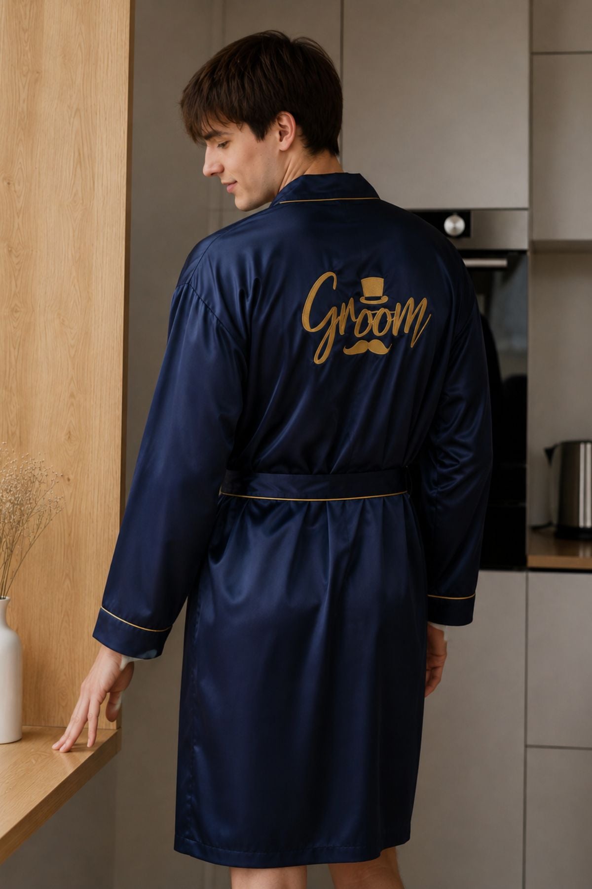 COBALT BLUE COUPLE NIGHTSUITS SET