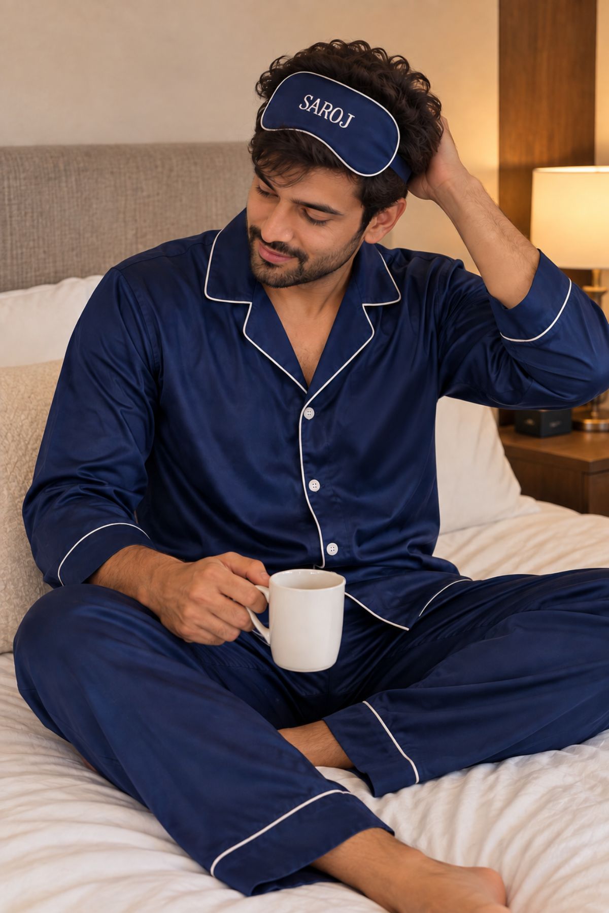 INDIGO CHARM COUPLE NIGHTSUITS  SET