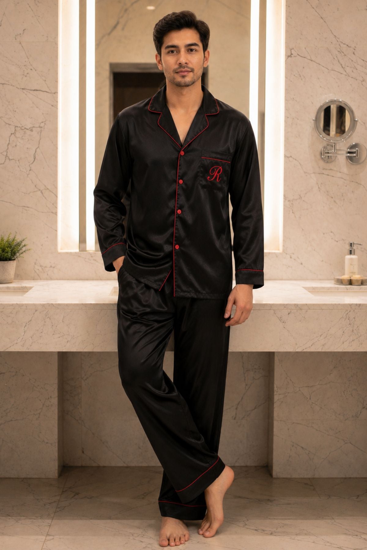 SHADOWED GRACE COUPLE NIGHTSUITS SET
