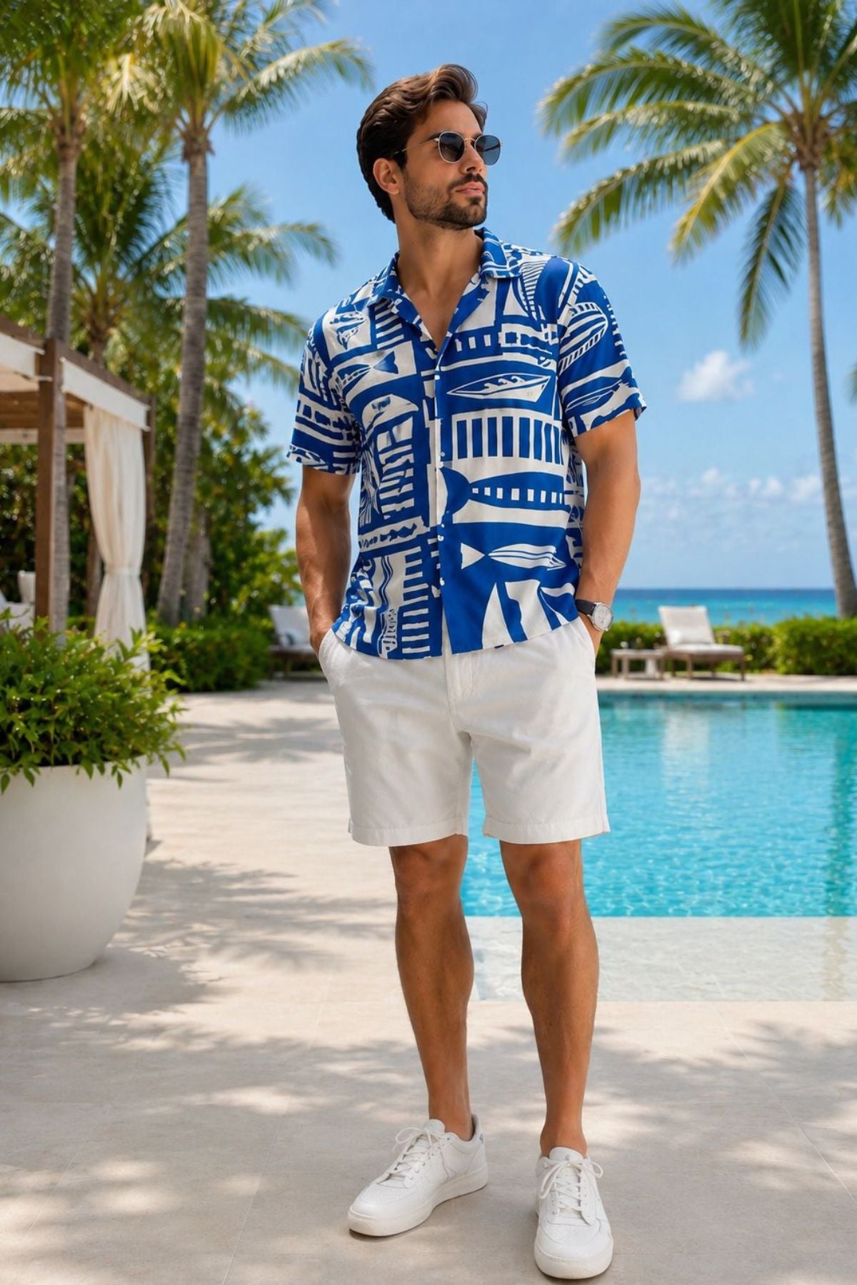 Island Sapphire Men Shirt