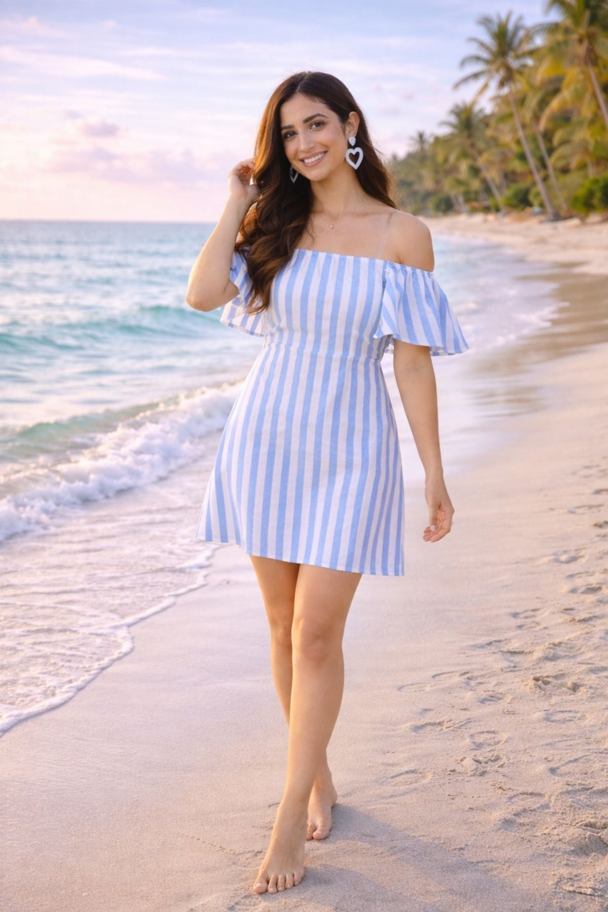 Stripe Bliss Duo Women Dress