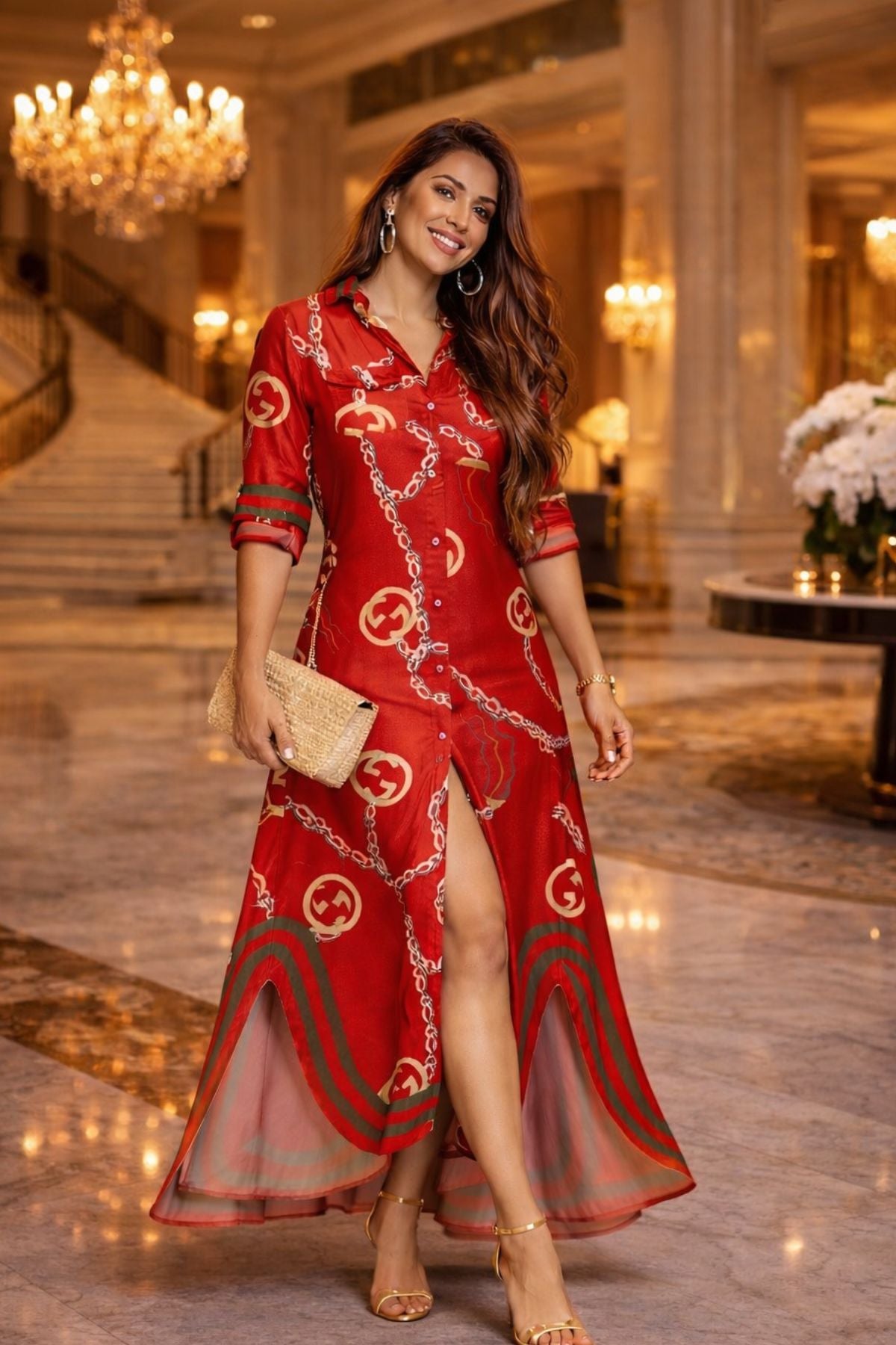 Scarlet Charm Women Maxi Dress