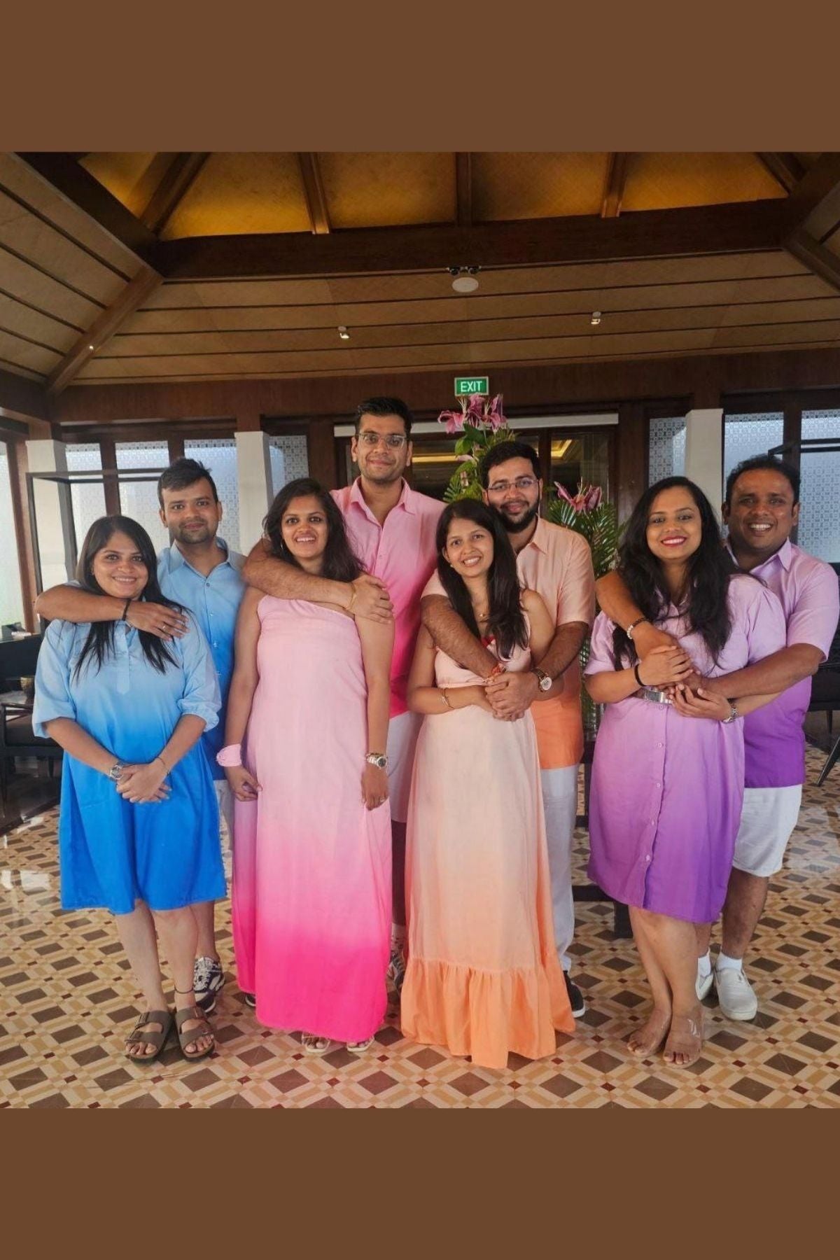 Ombre Bliss Squad Couple Set