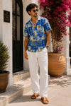 Blue Mosaic Men Shirt