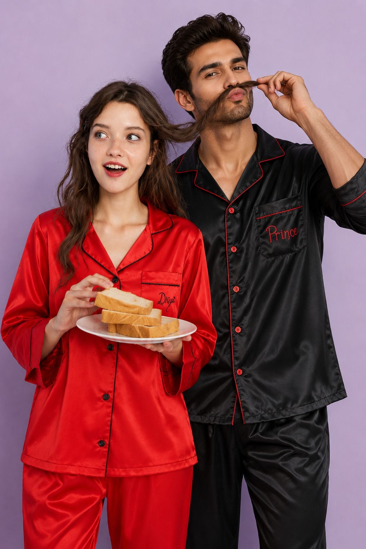 RAVEN & RUBY COUPLE NIGHTSUITS  SET