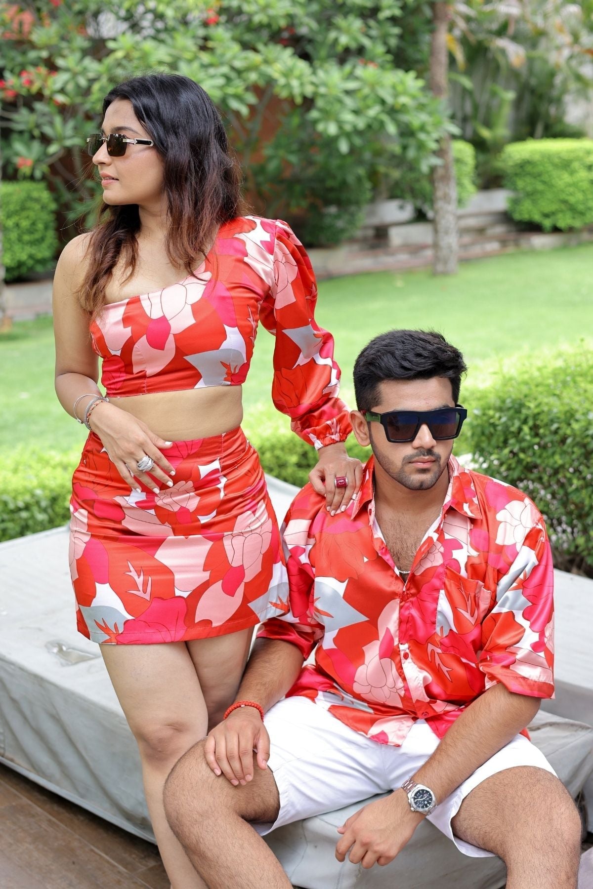 SCARLET SAGE COUPLE SET