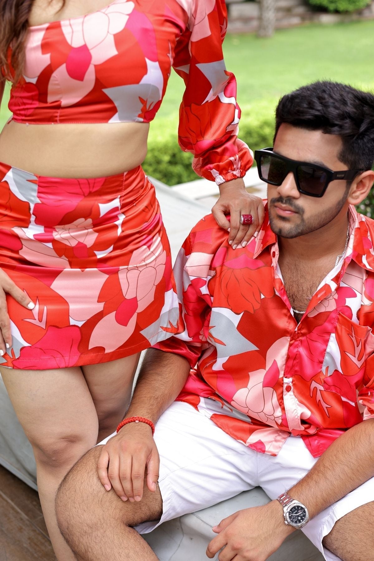 SCARLET SAGE COUPLE SET