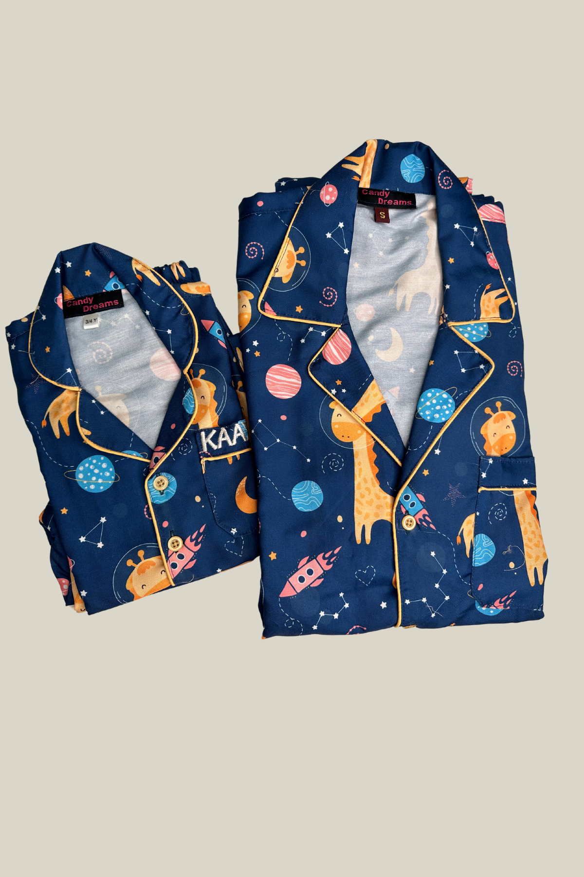 GIRAFFY KEEN FAMILY NIGHTSUITS SET