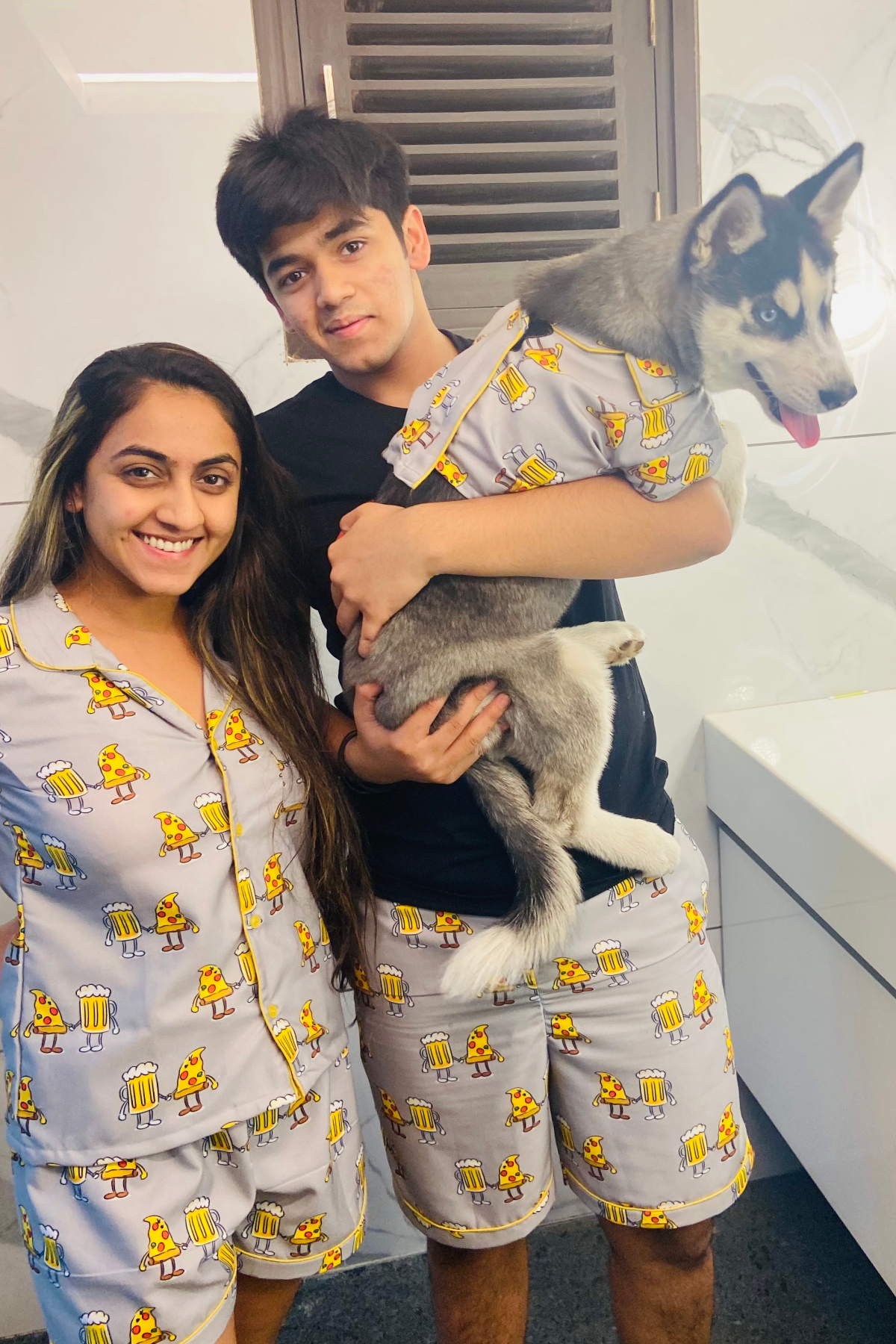 CHEEZYS FAMILY NIGHTSUITS SET