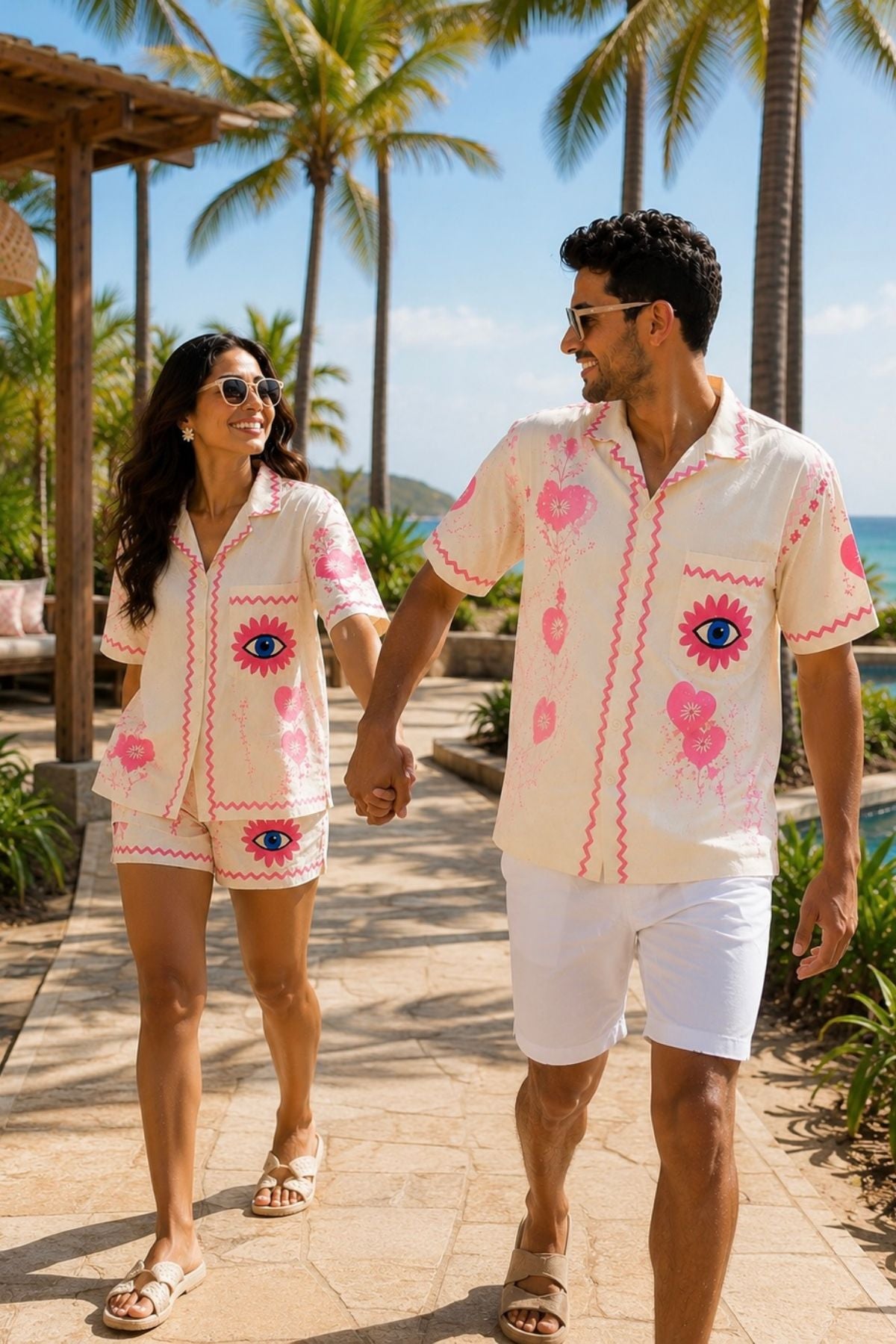 Rosy Evil Eye Men’s Shirt