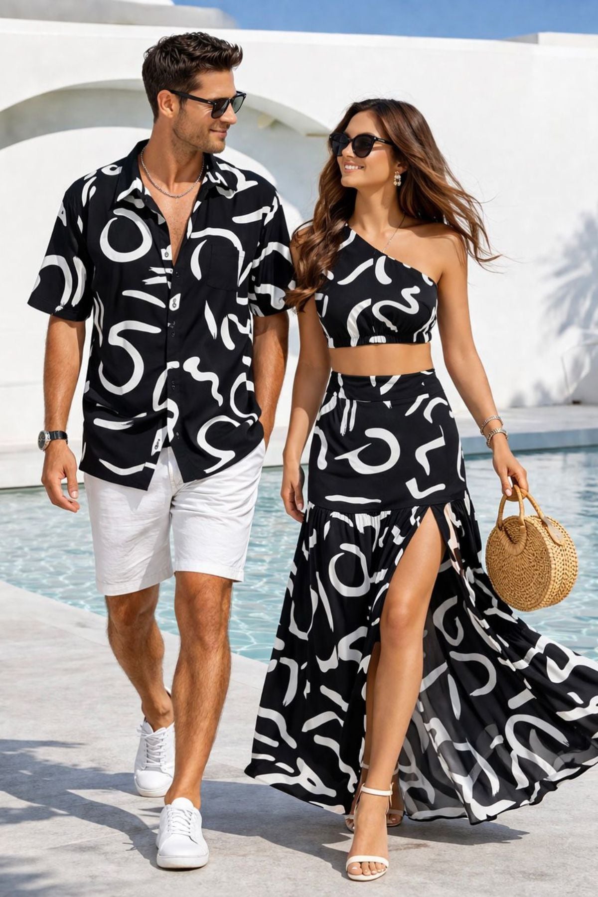Black Wave Men Shirt