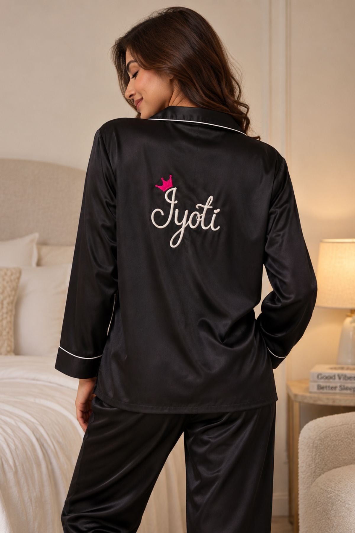 ELEGANT TWILIGHT COUPLE NIGHTSUITS SET
