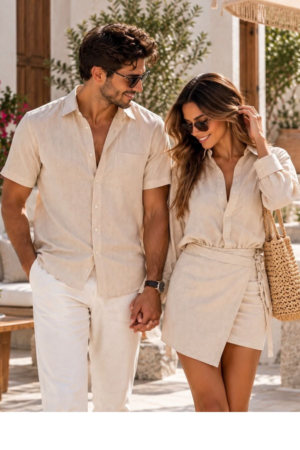 Classic Stripes Couple Set