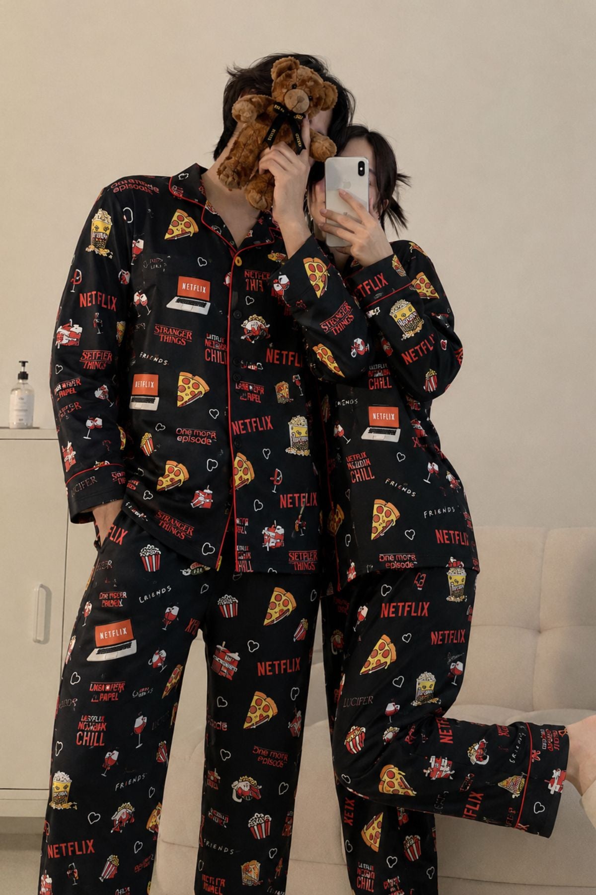 FILM FANATIC COUPLE NIGHTSUITS SET