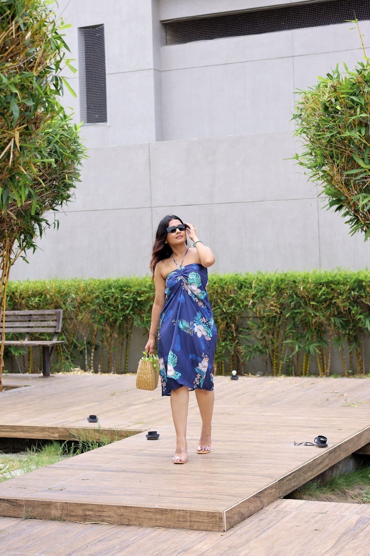 HAWAIIN HIBISCUS WOMEN DRESS