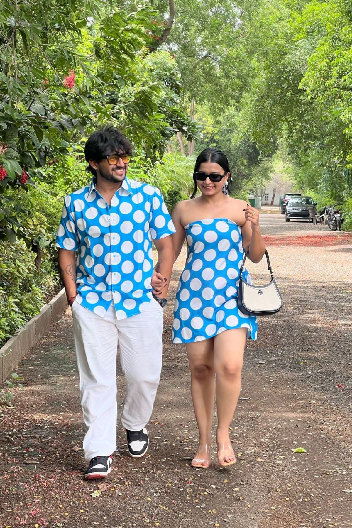 DOT CHEMISTRY GIRL TUBE DRESS
