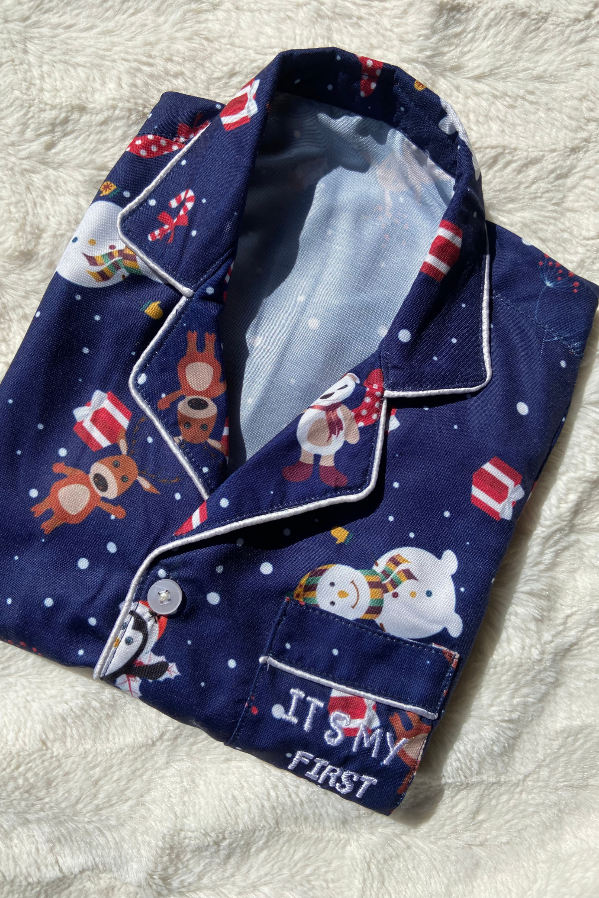 FROSTY FESTIVE BOY NIGHTSUITS SET