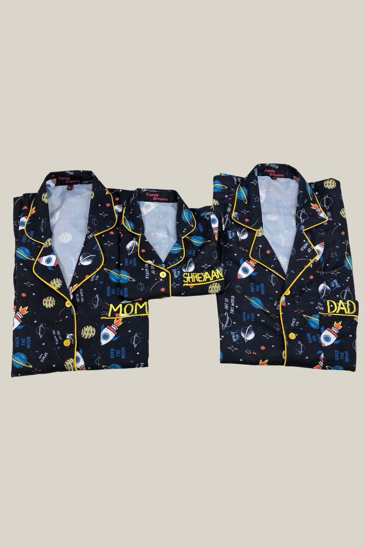 CELESTIAL SLUMBER FAMIILY NIGHTSUITS SET