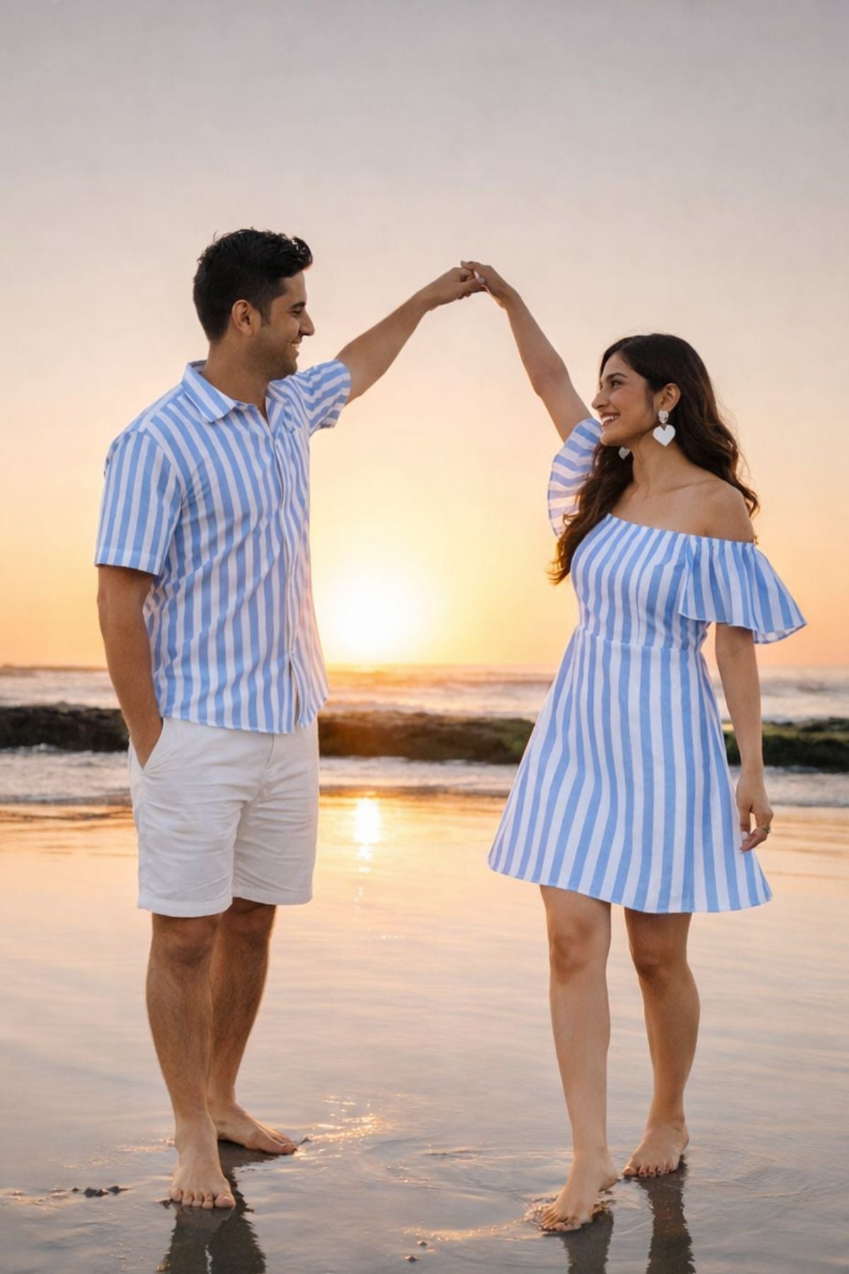 Stripe Bliss Duo Couple Set