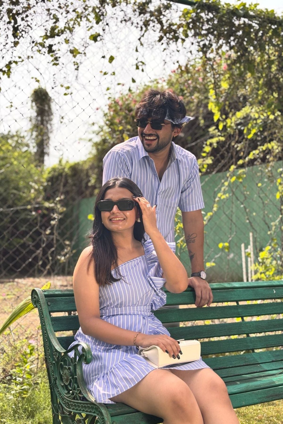 CHASING STRIPES COUPLE SET