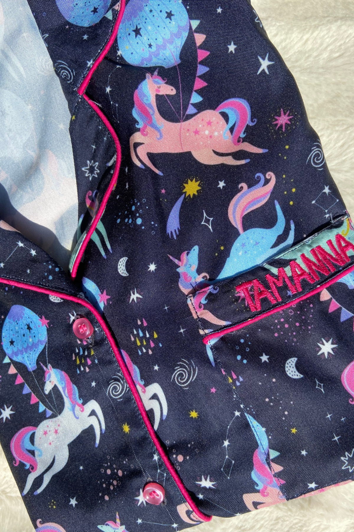 SPACE UNICORN  KIDS NIGHTSUITS SET