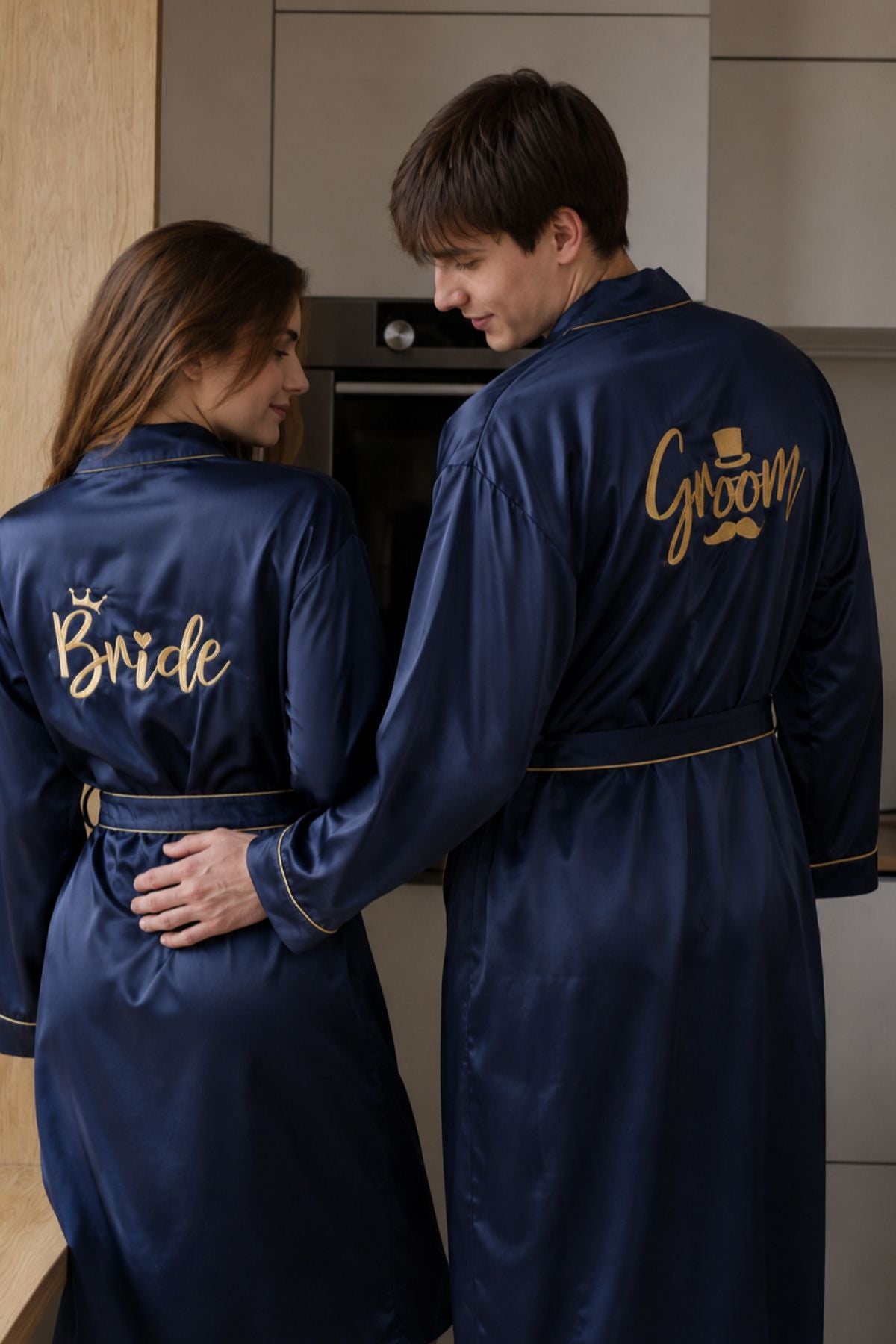 COBALT BLUE COUPLE NIGHTSUITS SET
