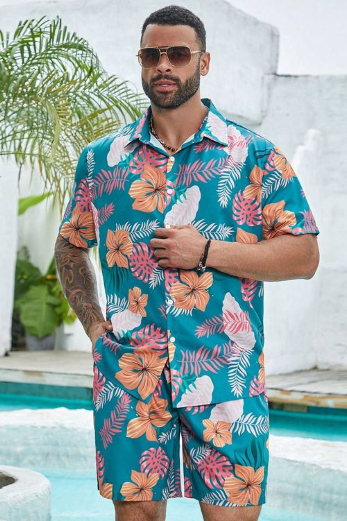 LUXE ISLAND MEN COORDS SET