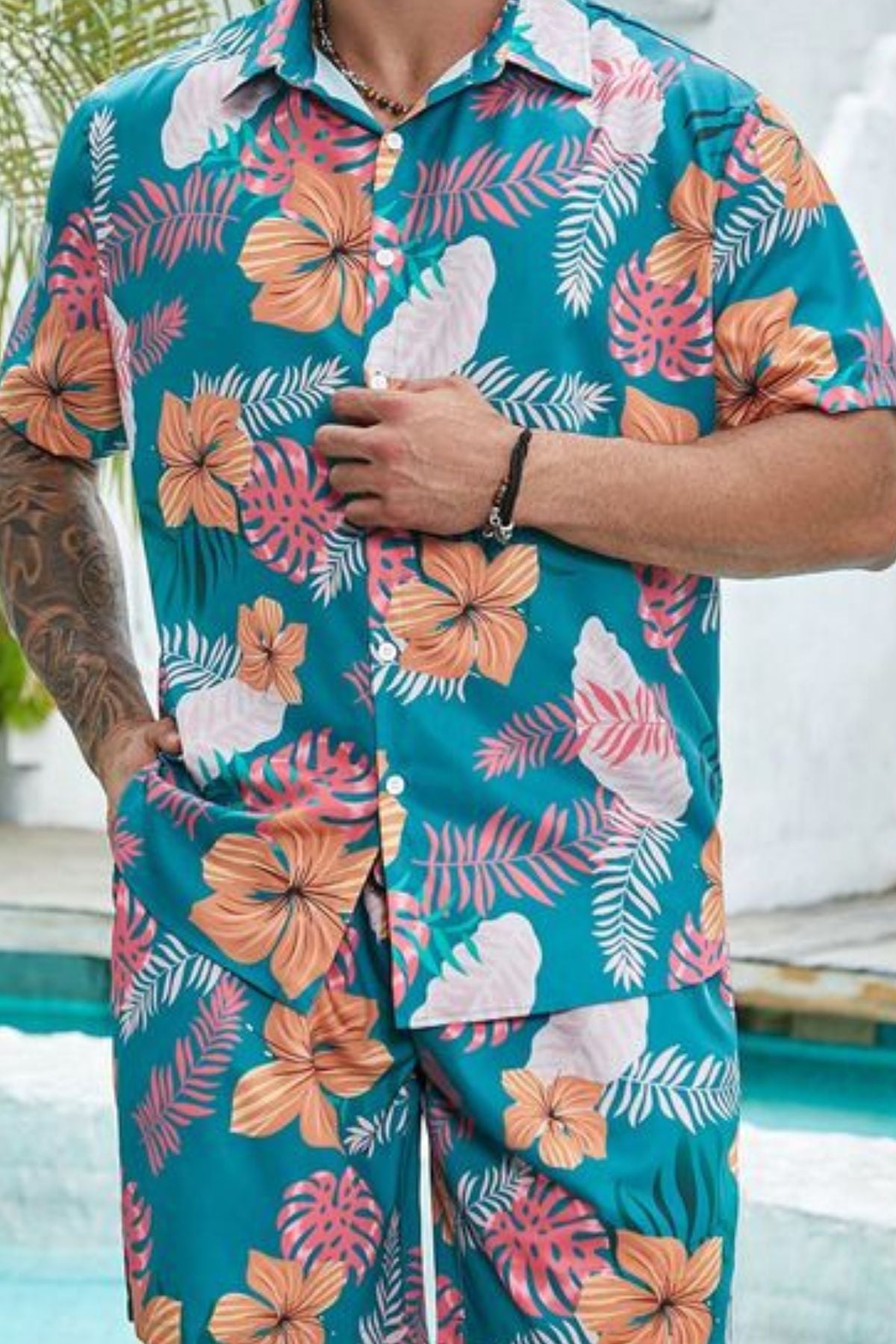 LUXE ISLAND MEN COORDS SET