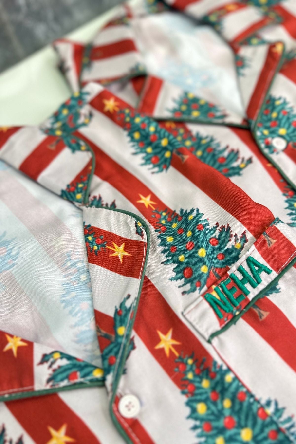 FRASER FIR TREE GIRL NIGHTSUIT SET