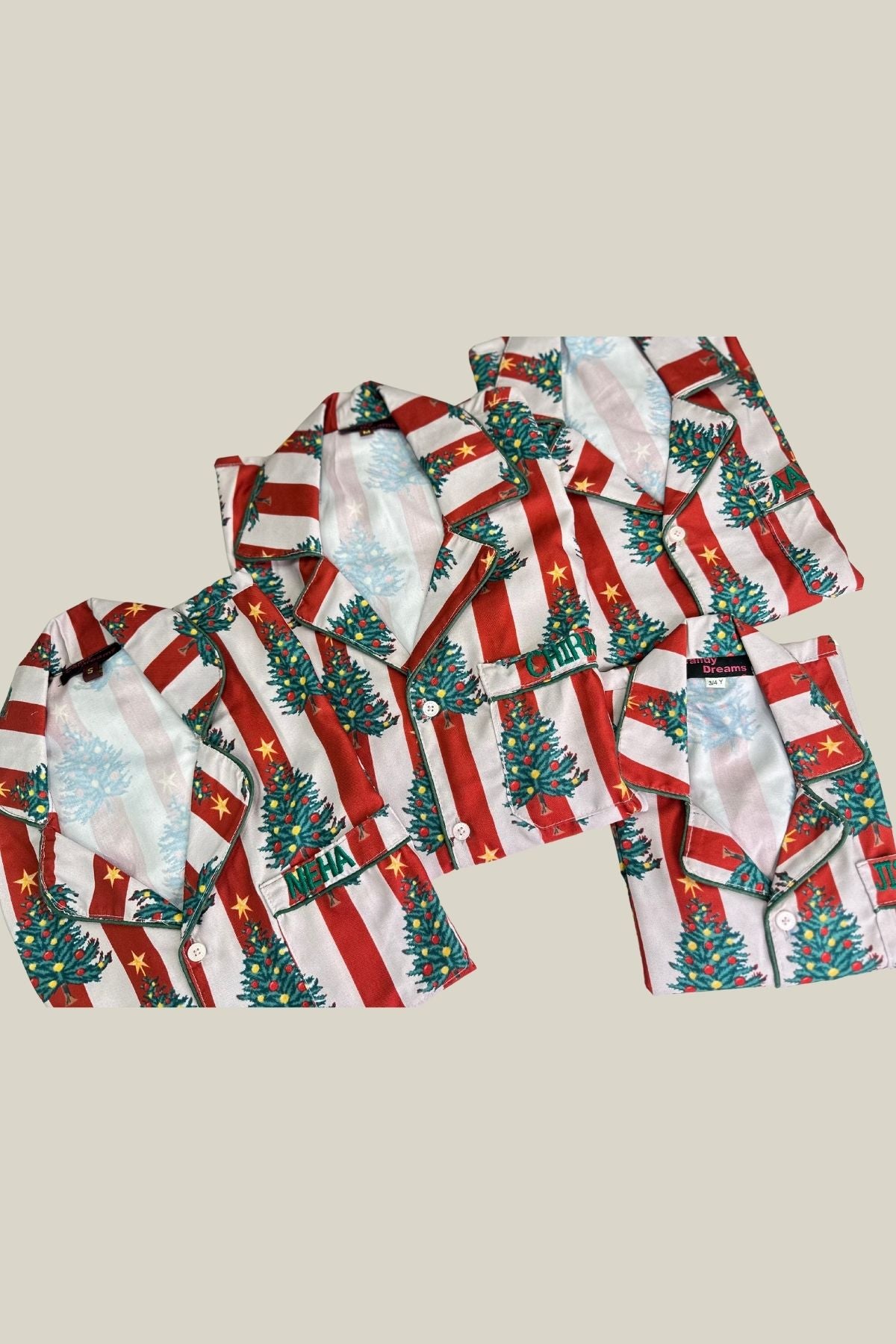 FRASER FIR TREE GIRL NIGHTSUIT SET