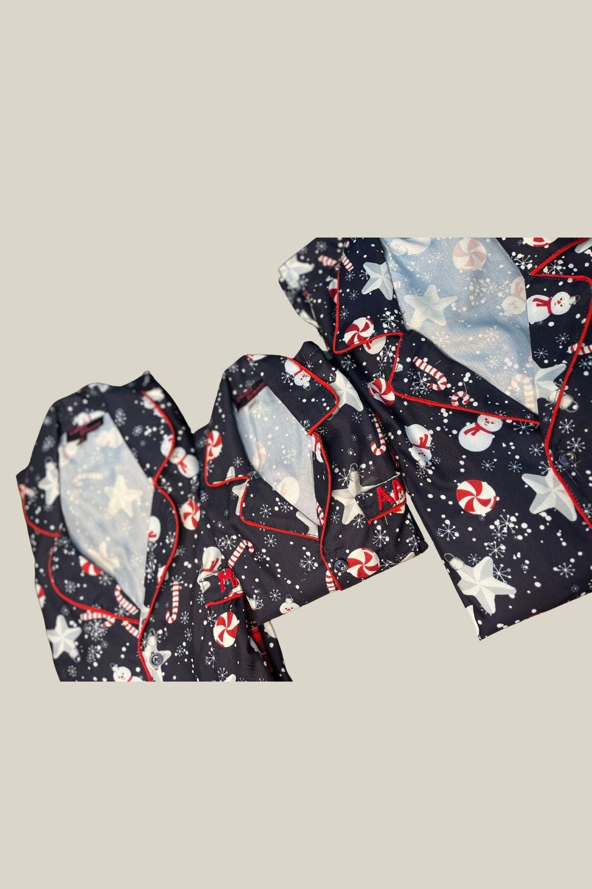 CANDY CANE GIRL NIGHTSUIT SET