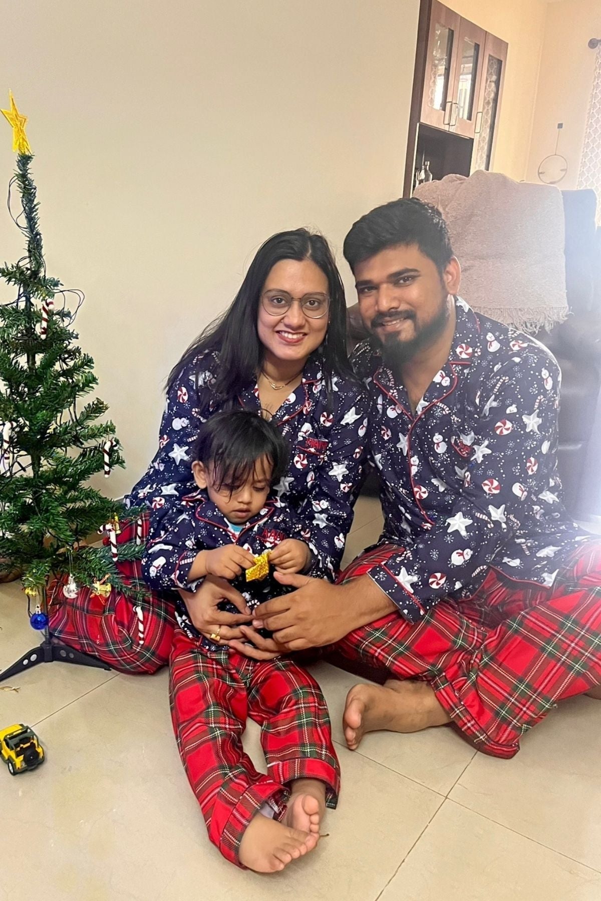 CANDY CANE FAMILY NIGHTSUIT SET