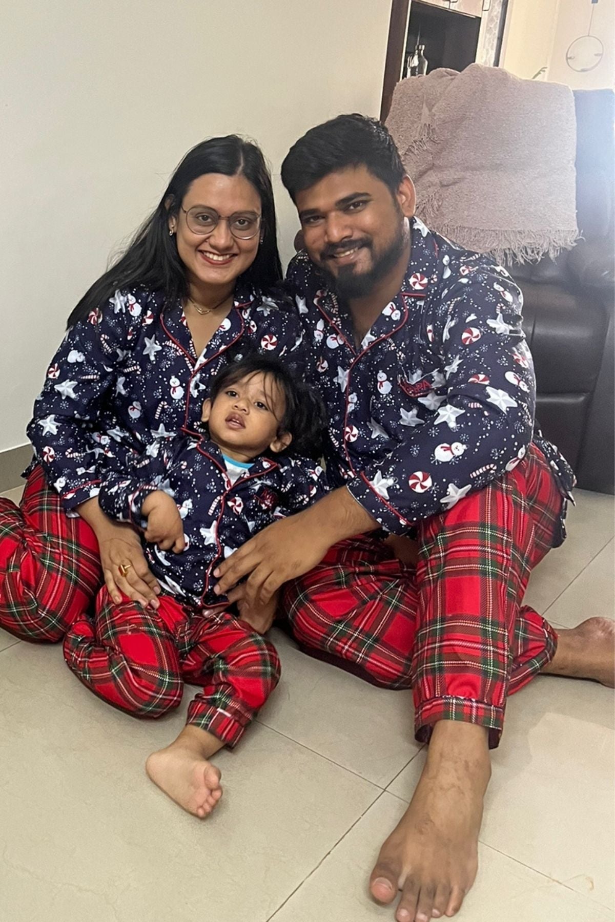 CANDY CANE MEN NIGHTSUIT SET