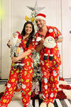 SNOWY SNUGGLES WOMEN NIGHTSUITS SET