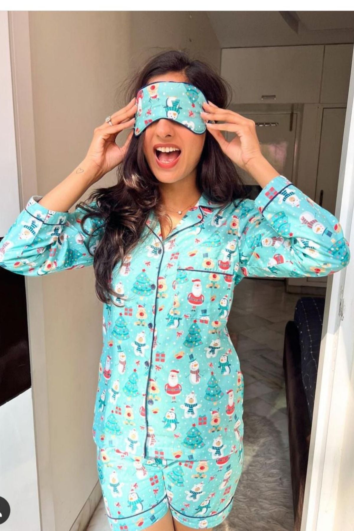 FROSTY FUN GIRL NIGHTSUITS SET