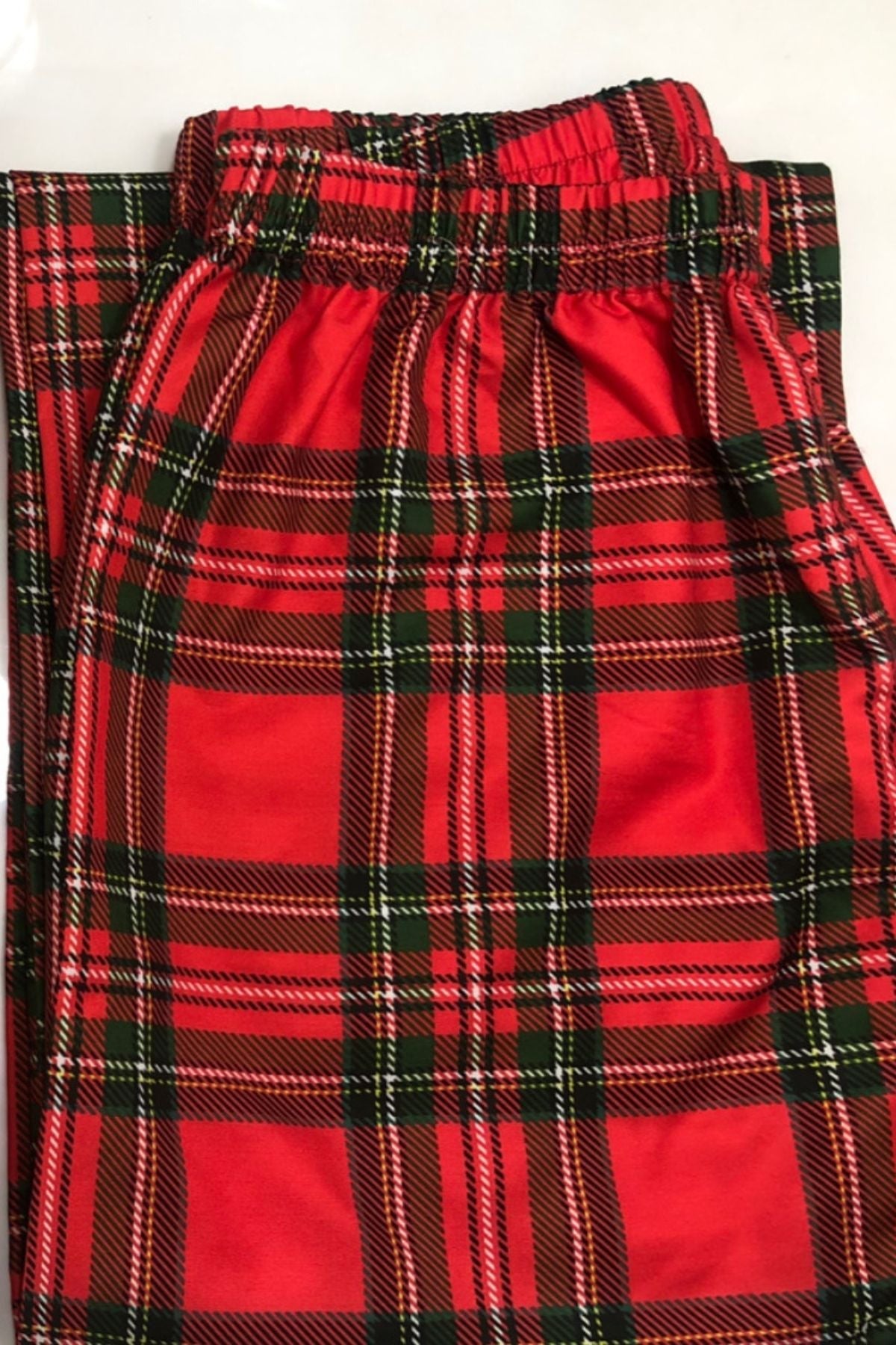 COZY CHECK FAMILY NIGHTSUITS SET