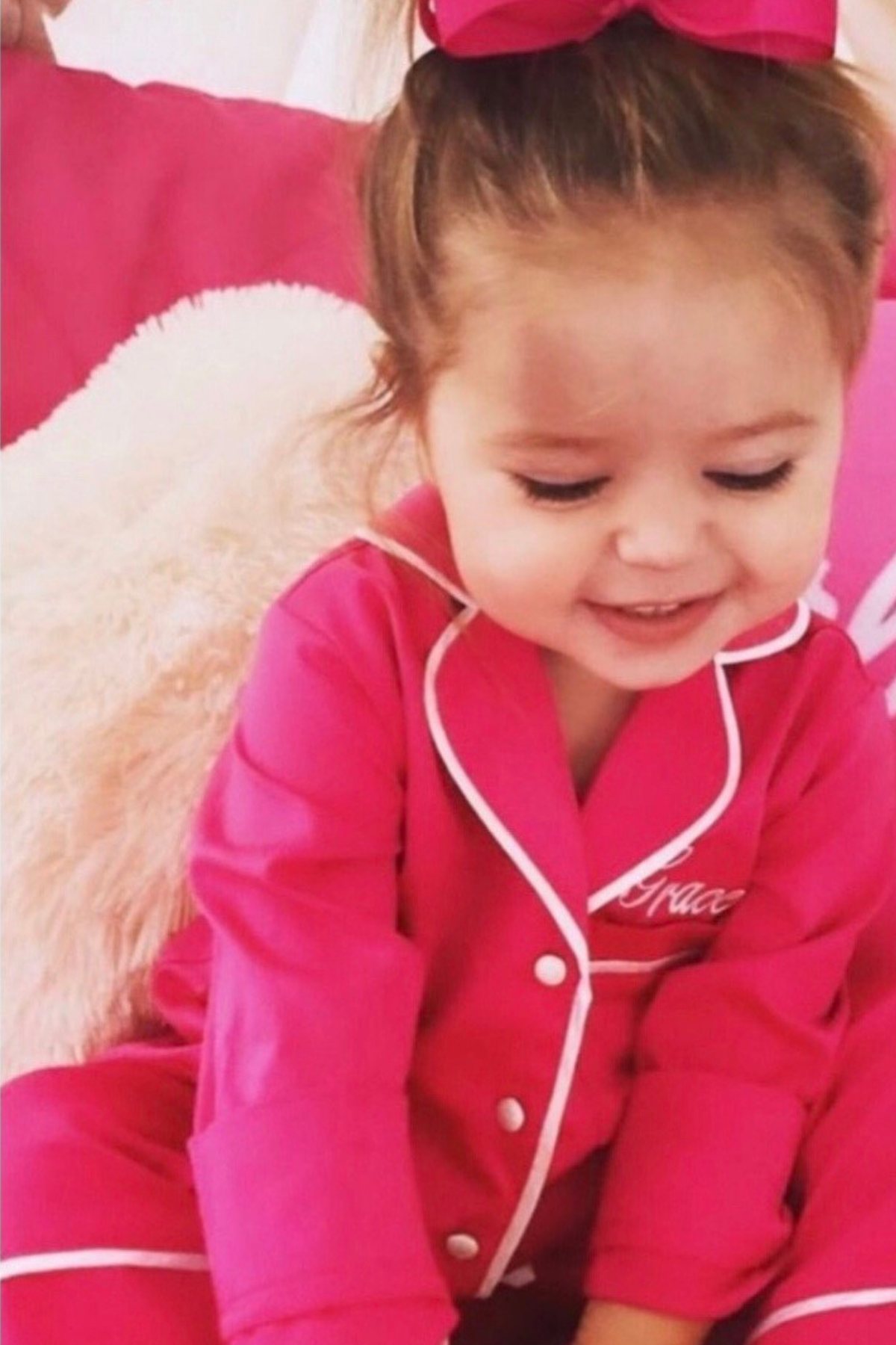 PINK PRINCESS KIDS NIGHTSUITS SET