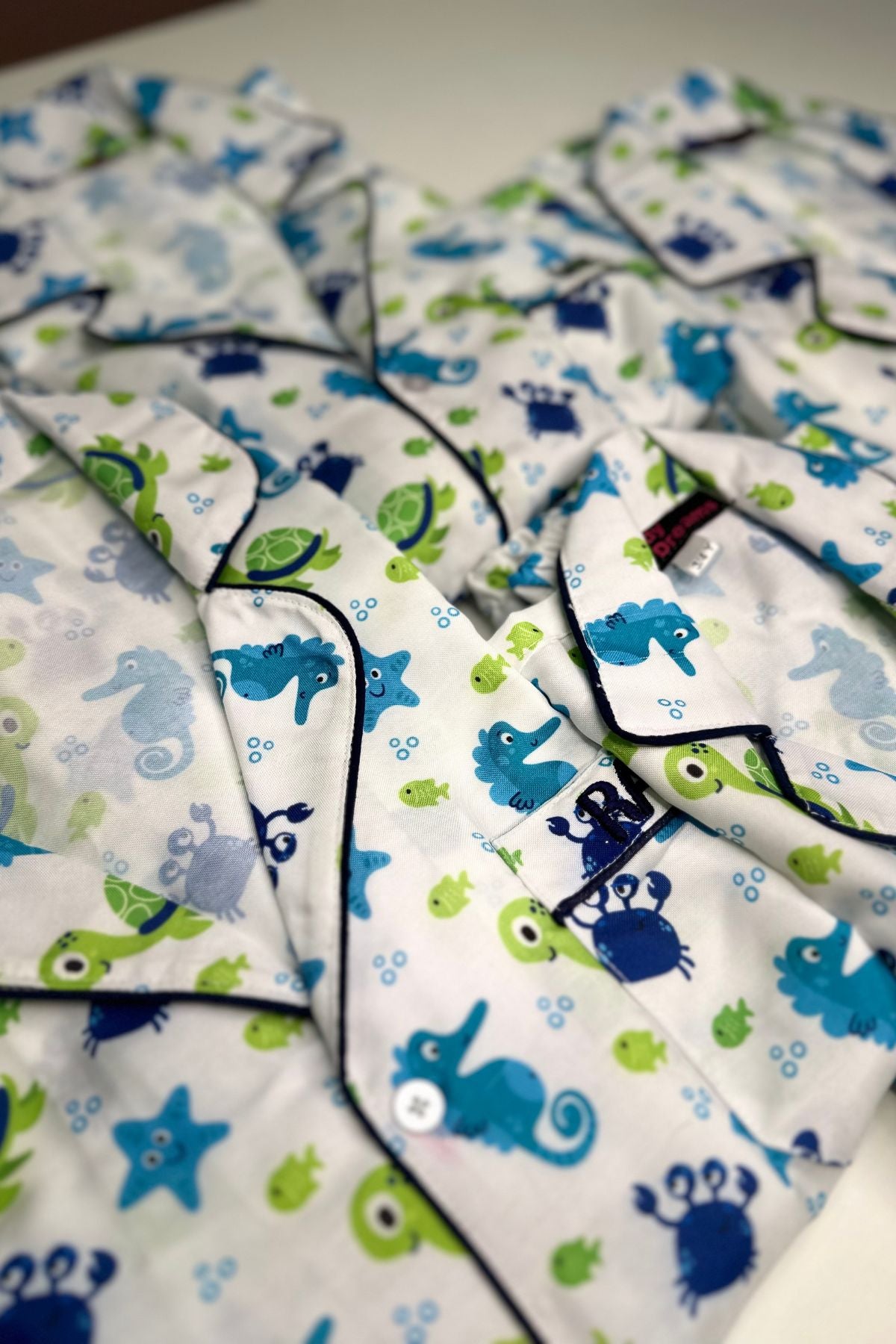 CRABTASTIC GIRL NIGHTSUITS SET
