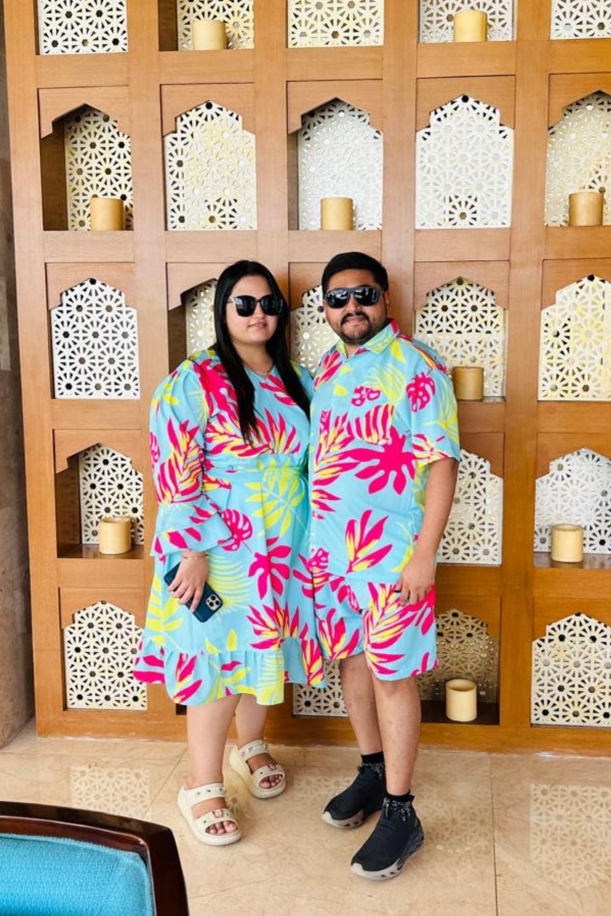 NEON PALM FAMILY SET