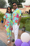 NEON PALM CUATRO WOMEN DRESS