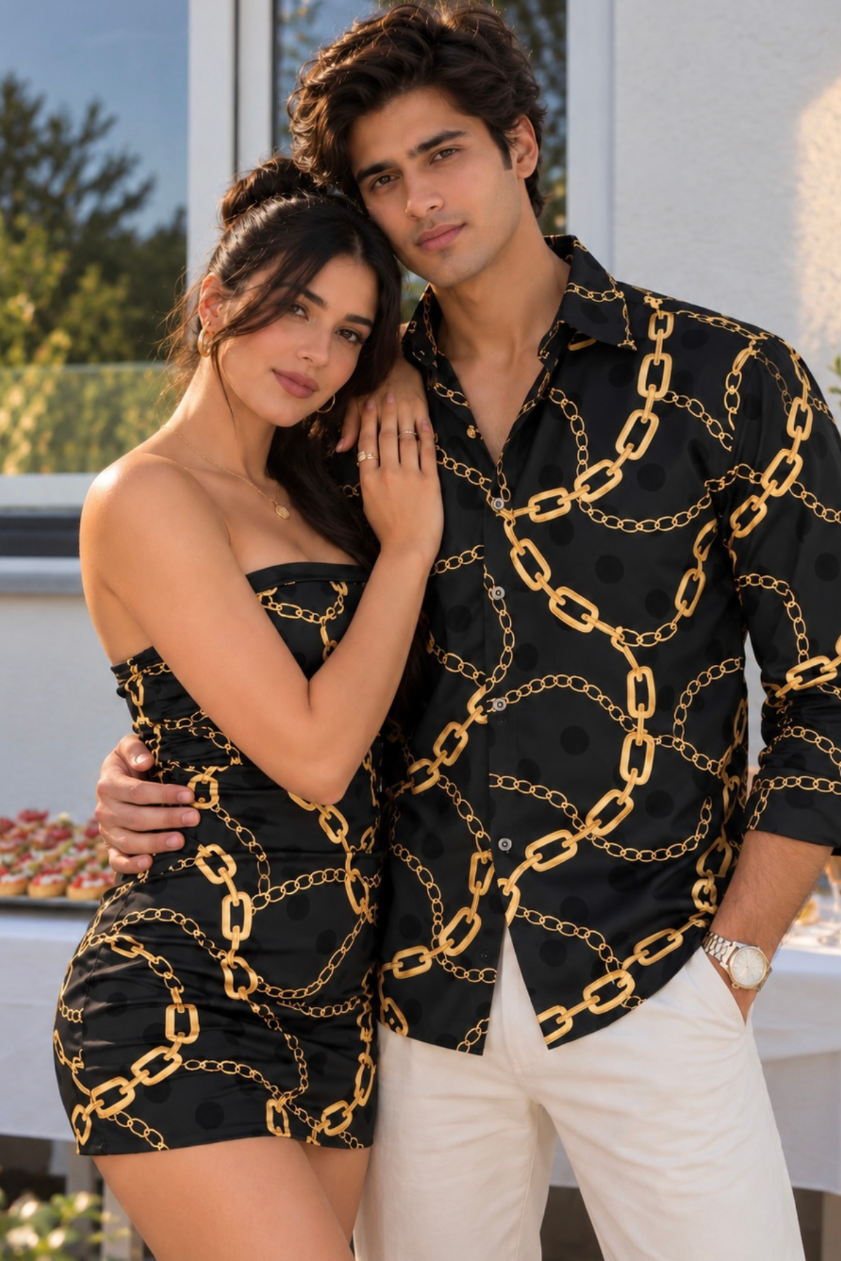 Chain Luxe Women's Dress