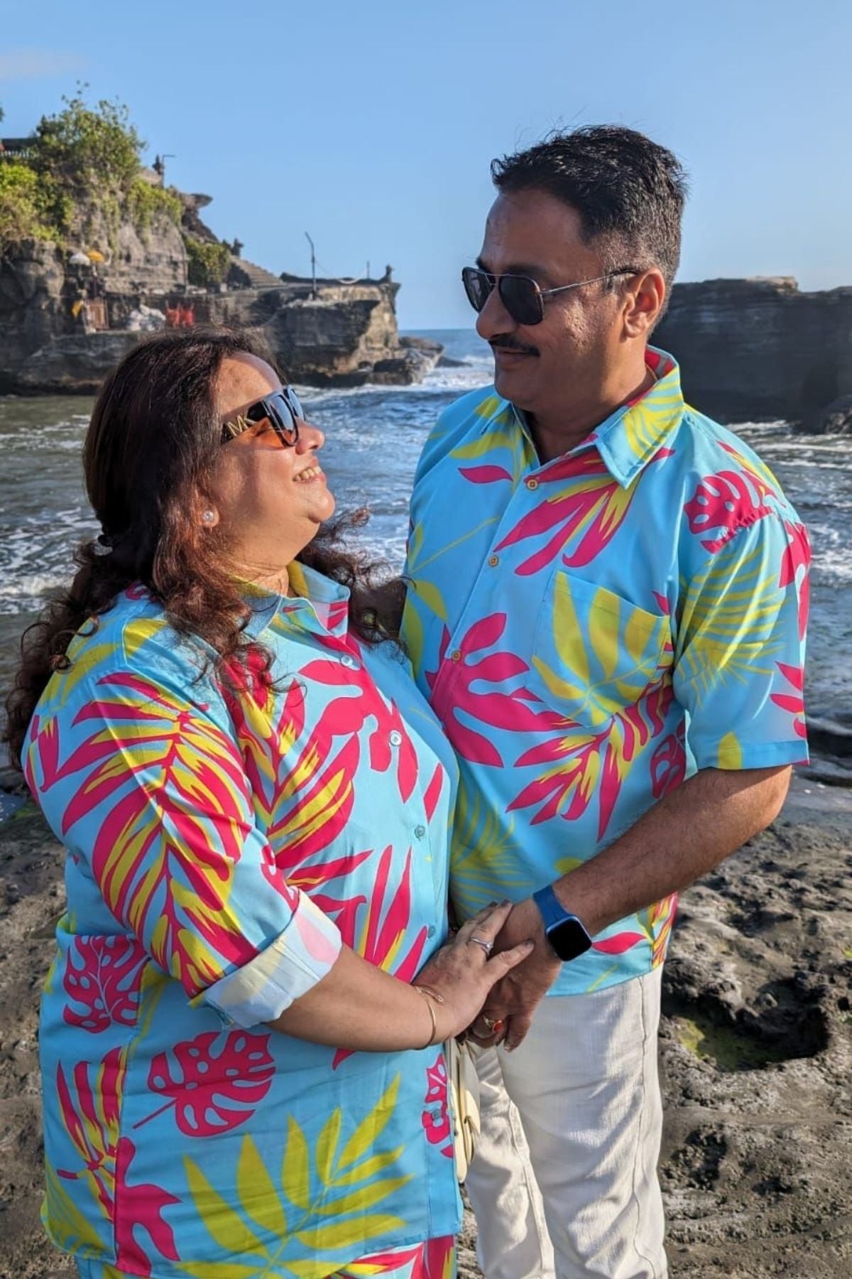 NEON PALM DOS COUPLE SET