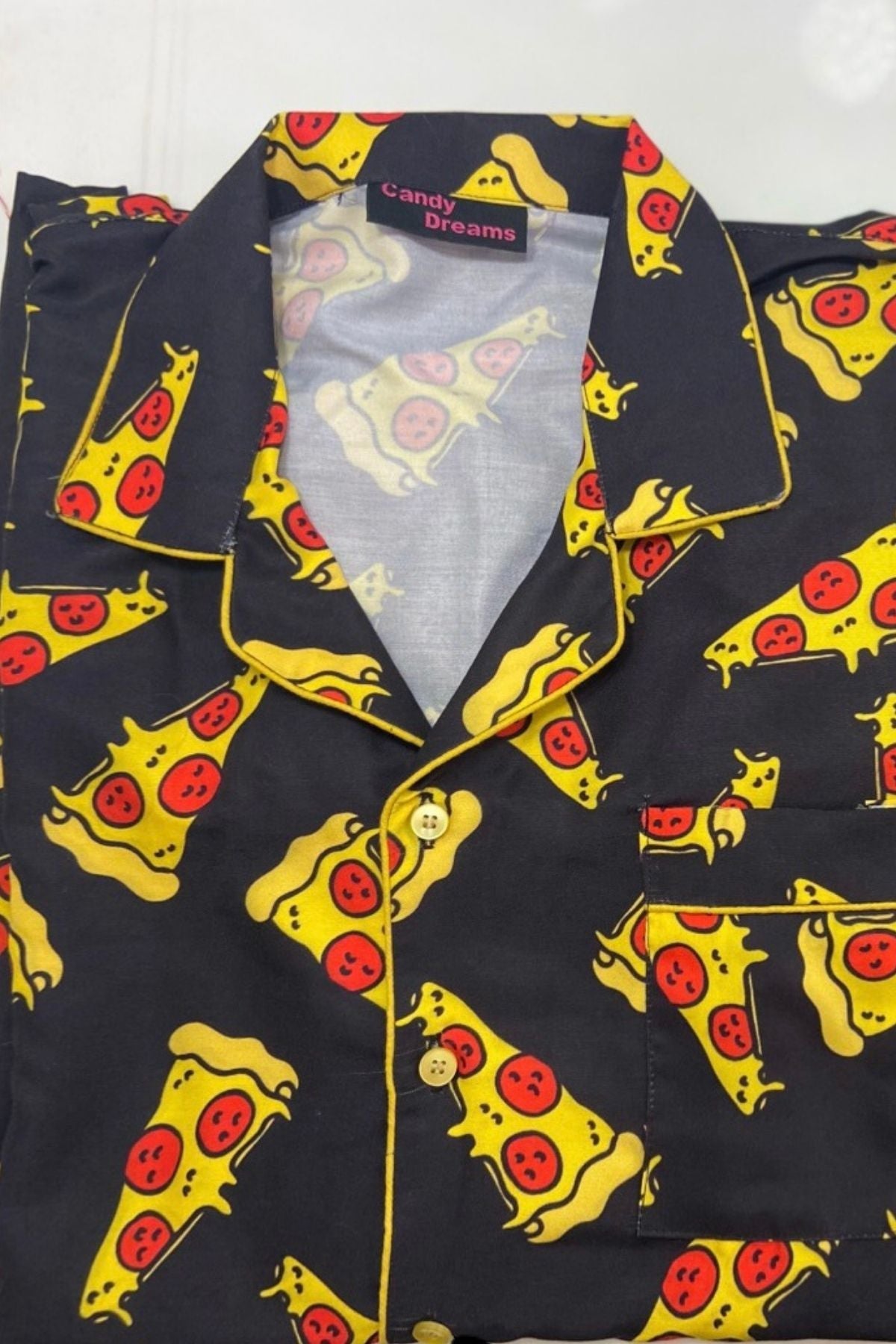 PIZZA DELIGHT COUPLE  NIGHTSUITS SET