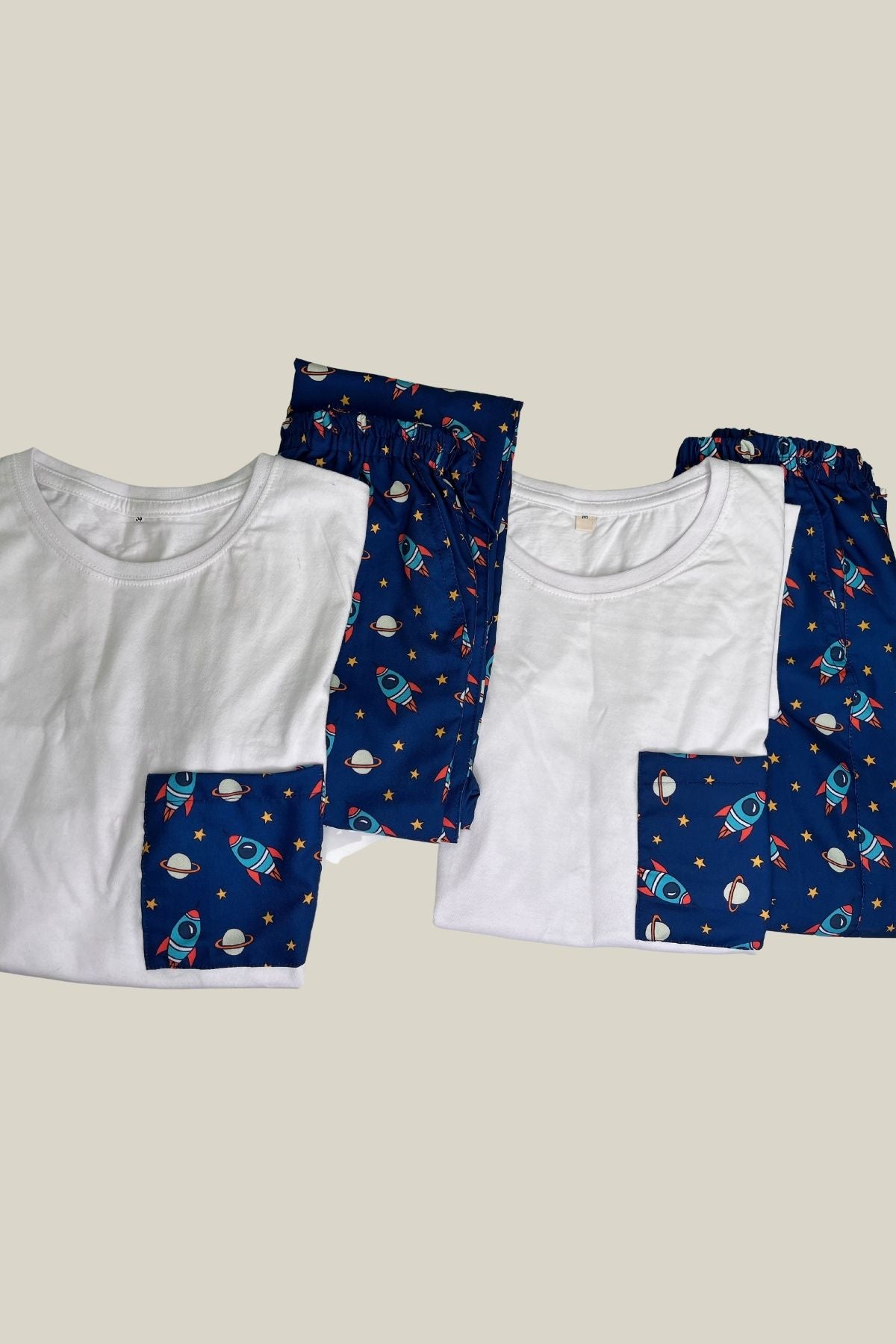 COSMIC ROCKET MEN NIGHTSUITS SET