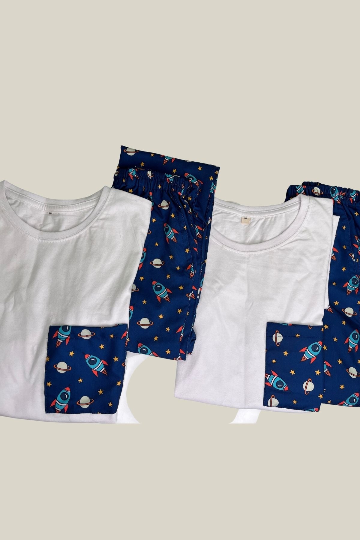 COSMIC ROCKET MEN NIGHTSUITS SET