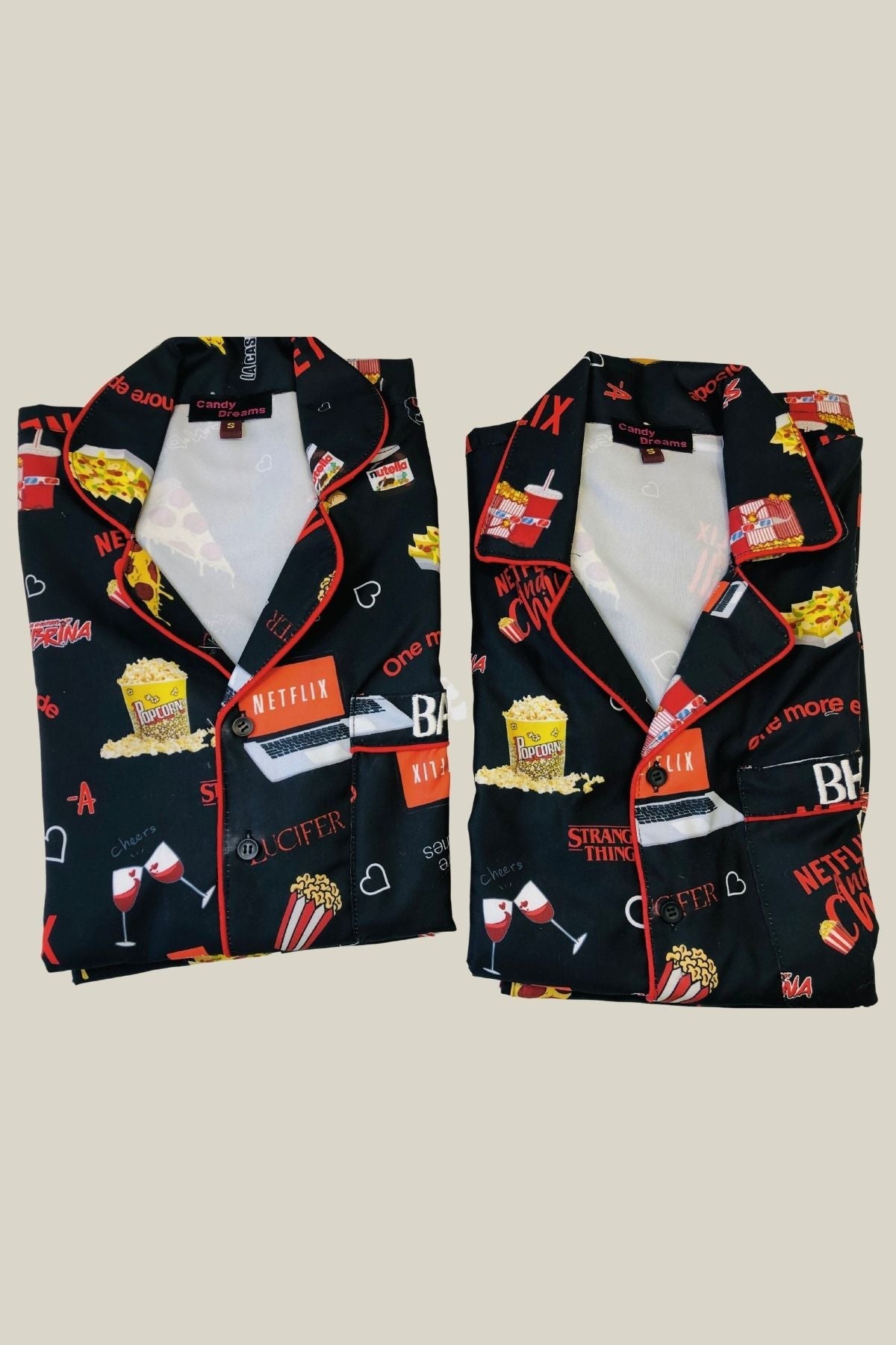 FILM FANATIC COUPLE NIGHTSUITS SET