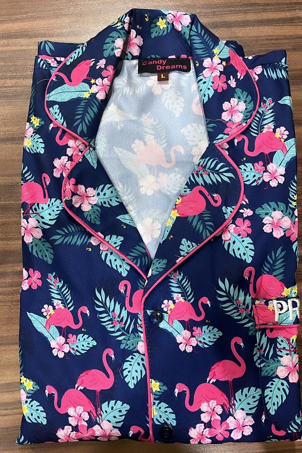 FLAMINGO FLING WOMEN NIGHTSUITS SET